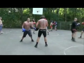 fedor and alexander emelianenko. brothers sparring